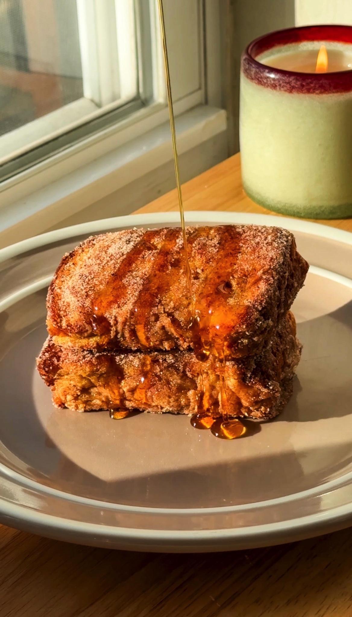 Brown Butter Cinnamon Roll French Toast